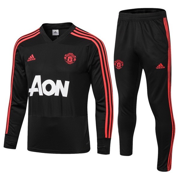 Chandal Del Manchester United 2018-2019 Rojo Negro Blanco